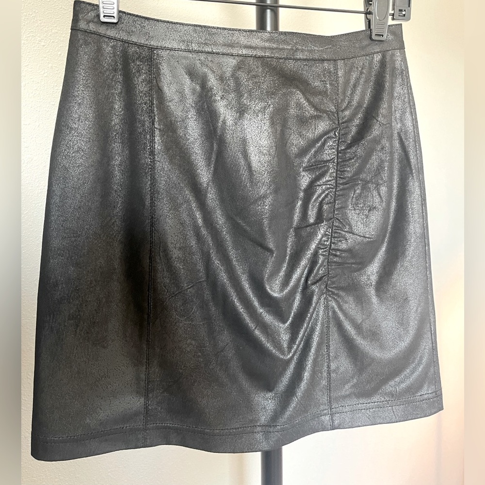 Free People Faux Suede Mini Skirt